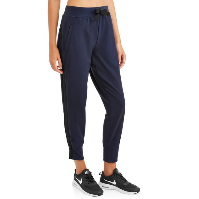 Avia Women's Athleisure Jogger Crop With Side Stripe