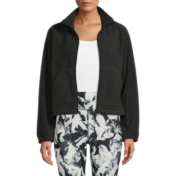 Avia Women's Athleisure LS Full Zip Micro Fleece Jacket