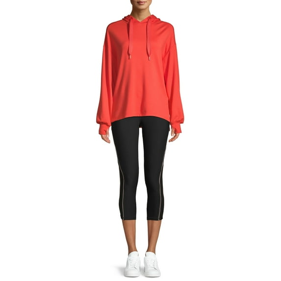 Avia Women's Athleisure Long Sleeve Tunic Hoodie