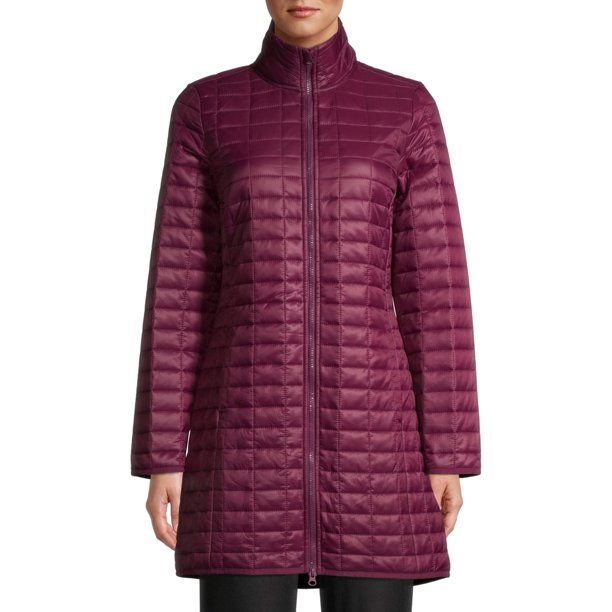 Avia Women's Athleisure Quilted Tunic Jacket