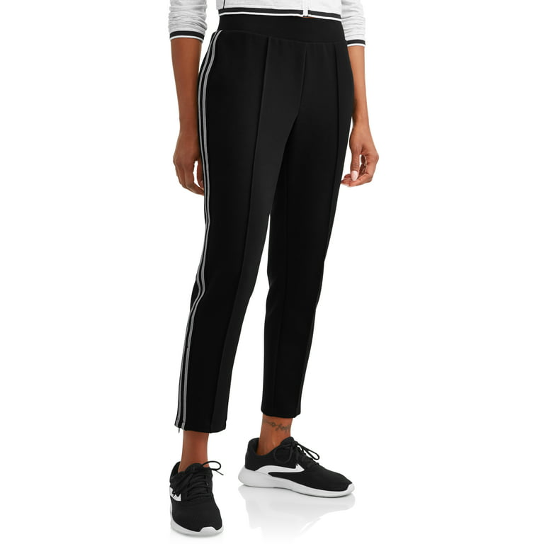 Avia Women's Athleisure Travel Pant With Side Stripe