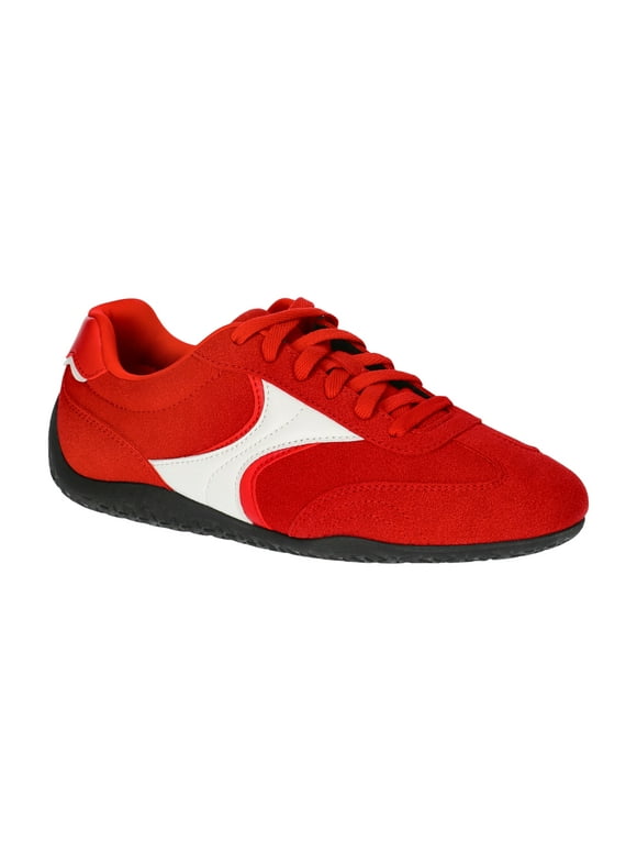 Women's Faux Suede Athletic Lifestyle Sneakers