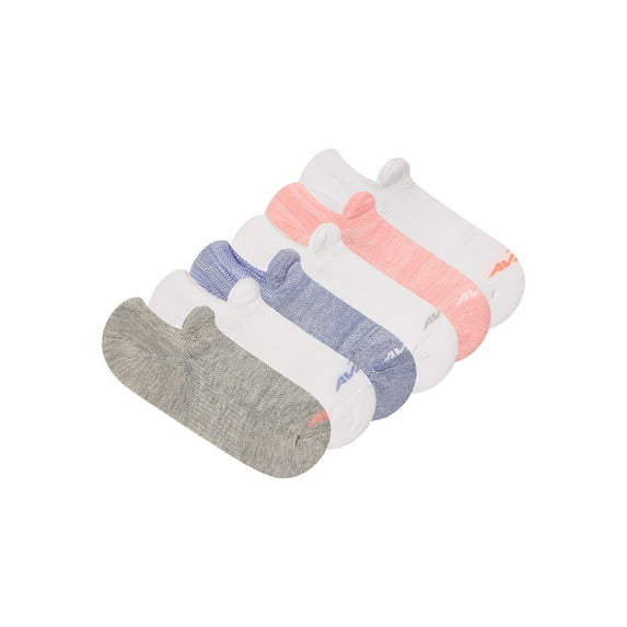 Avia Women's Athletic No Show Liner Socks, 6-Pack