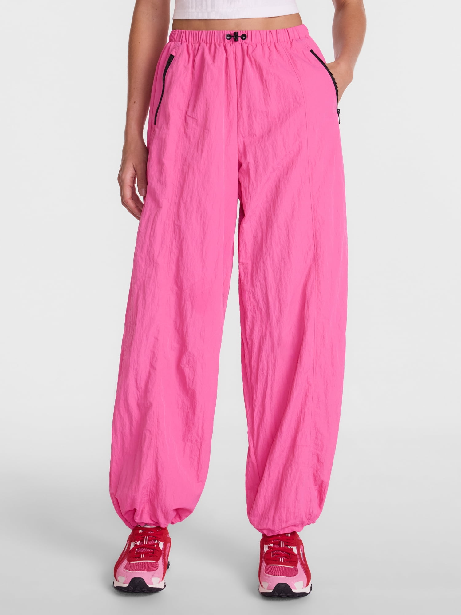 Avia Women's Nylon Balloon Pants, 31" Inseam, Sizes XS-XL