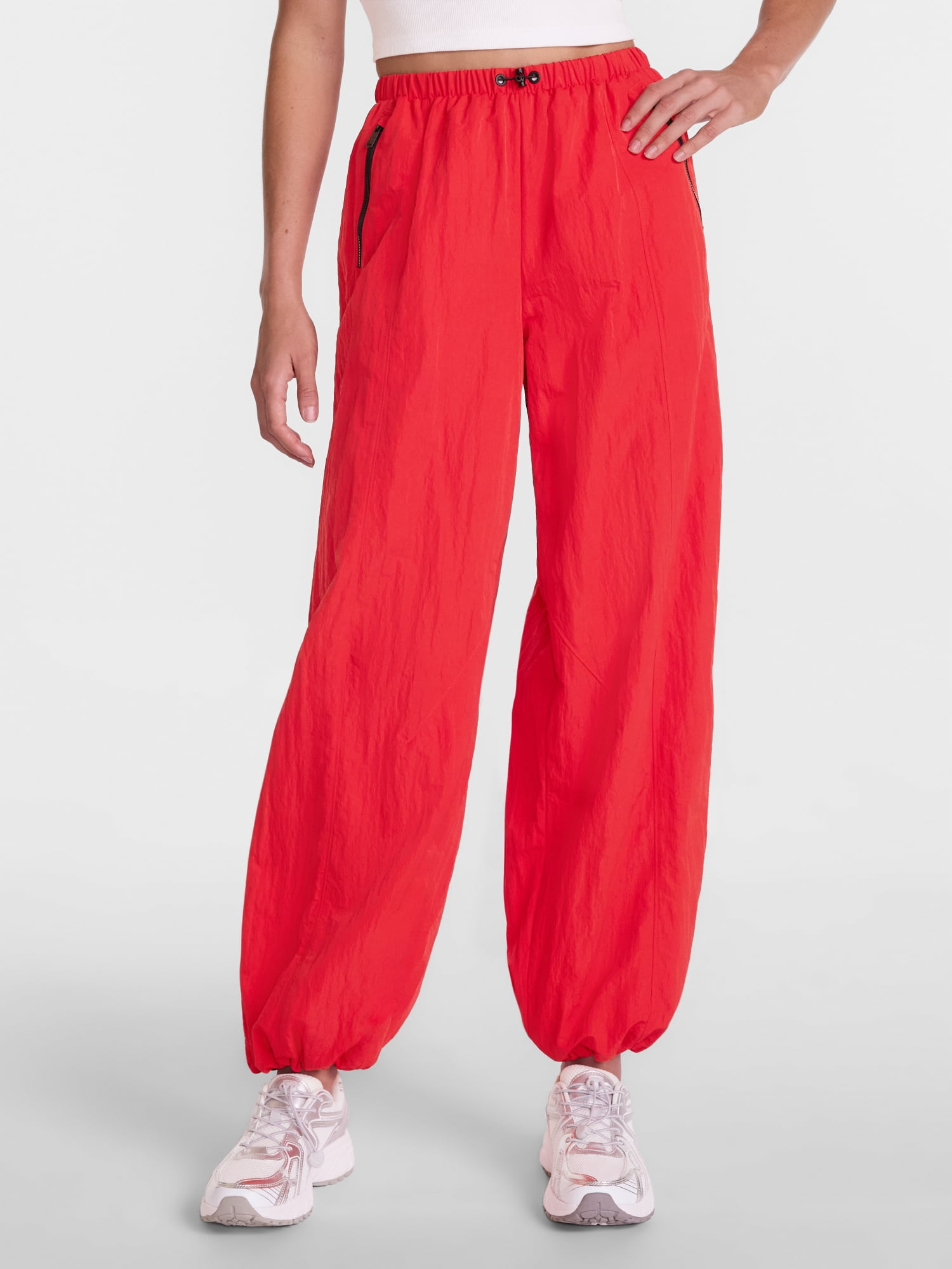 Avia Women's Nylon Balloon Pants, 31" Inseam, Sizes XS-XL
