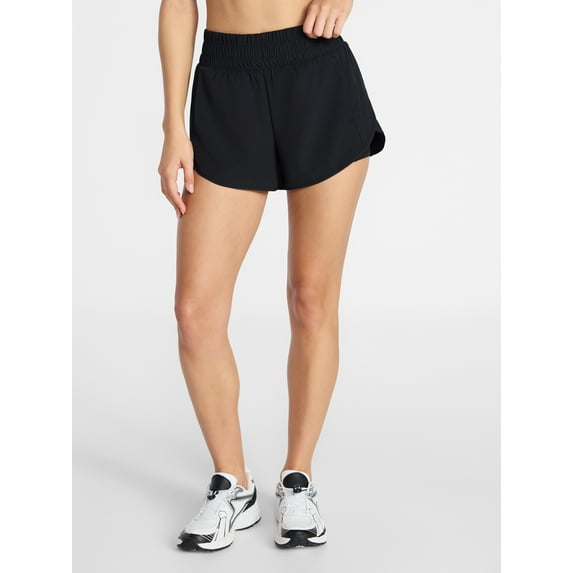 Avia Women's and Women's Plus Running Shorts with Bike Liner, Sizes XS-4X