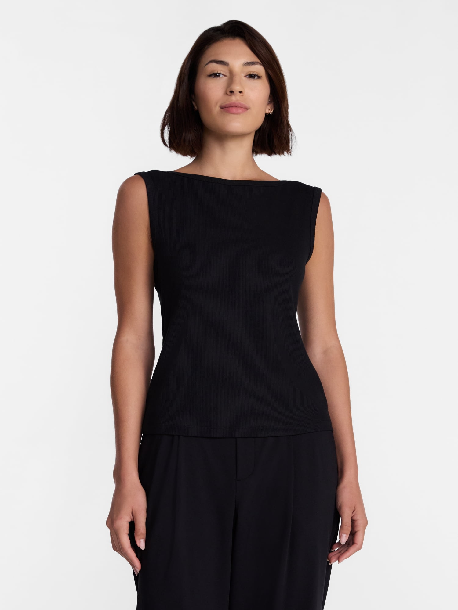 Avia Women's Boatneck Tank Top, Sizes XS-XXXL
