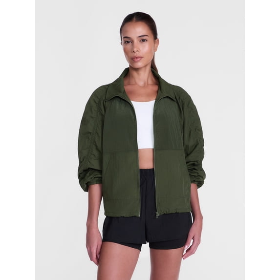 Avia Women's Ripstop Cargo Jacket with Hood, Sizes XS-XXXL