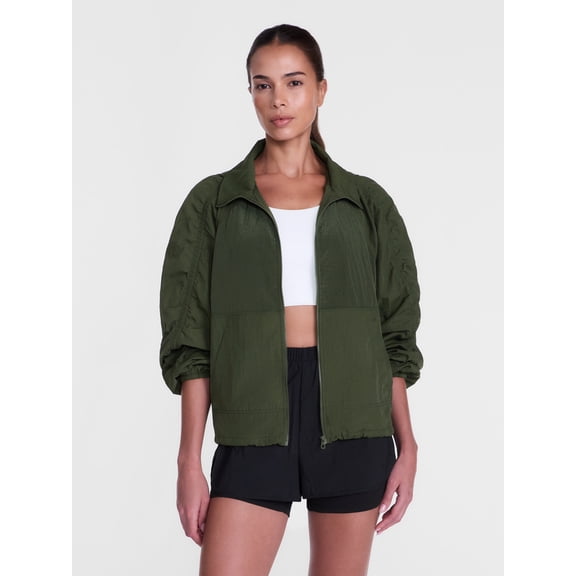Avia Women's Ripstop Cargo Jacket with Hood, Sizes XS-XXXL