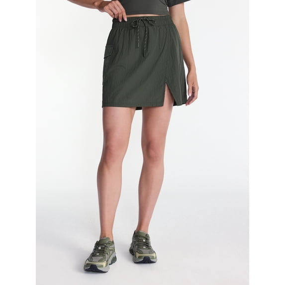 Avia Women's Cargo Ripstop Wrap Skort, Sizes XS-XXXL