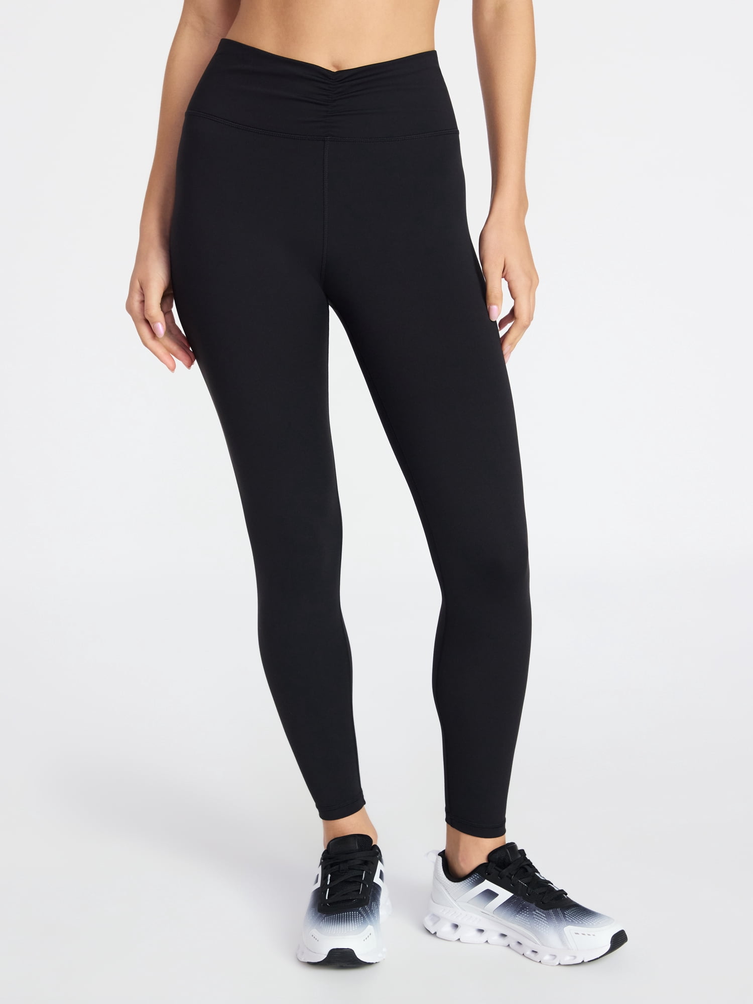 Avia Women's Cinched Ballet Leggings, Sizes XS-XXXL