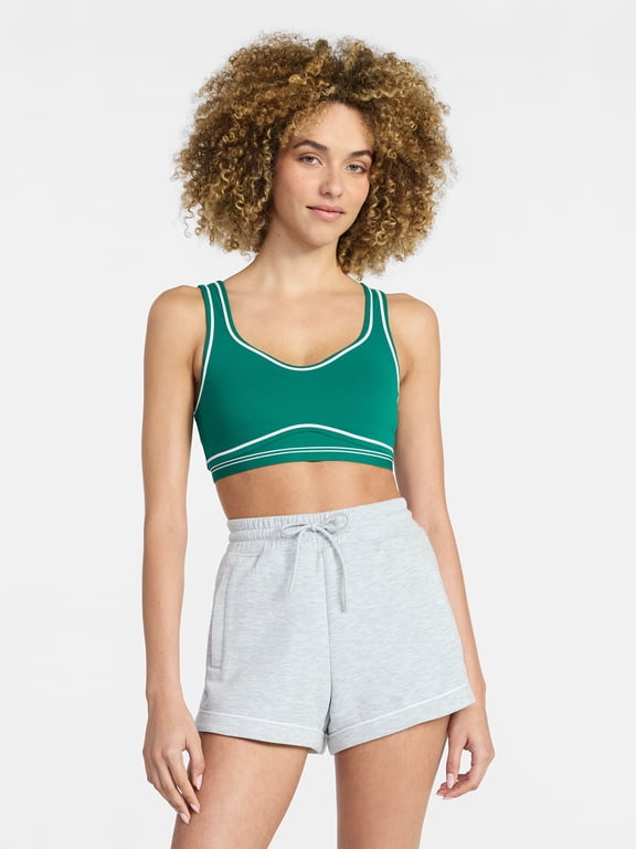 Women's Contour Stitch Sports Bra, Sizes XS-XXXL