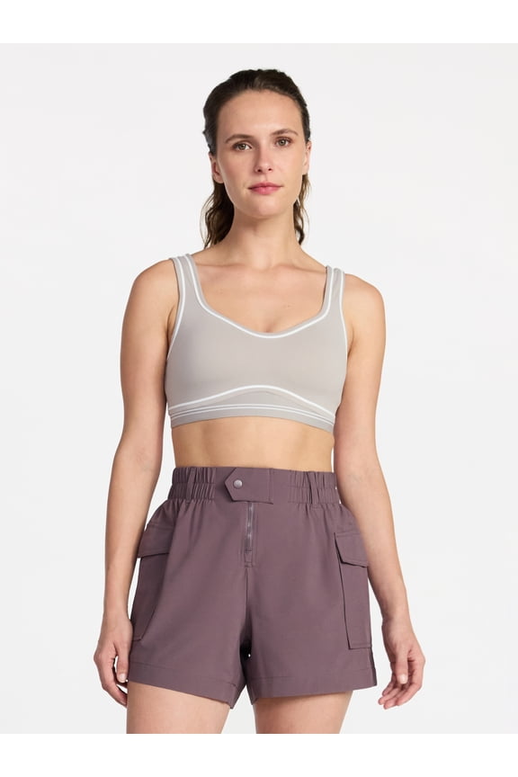 Women's Contour Stitch Sports Bra, Sizes XS-XXXL