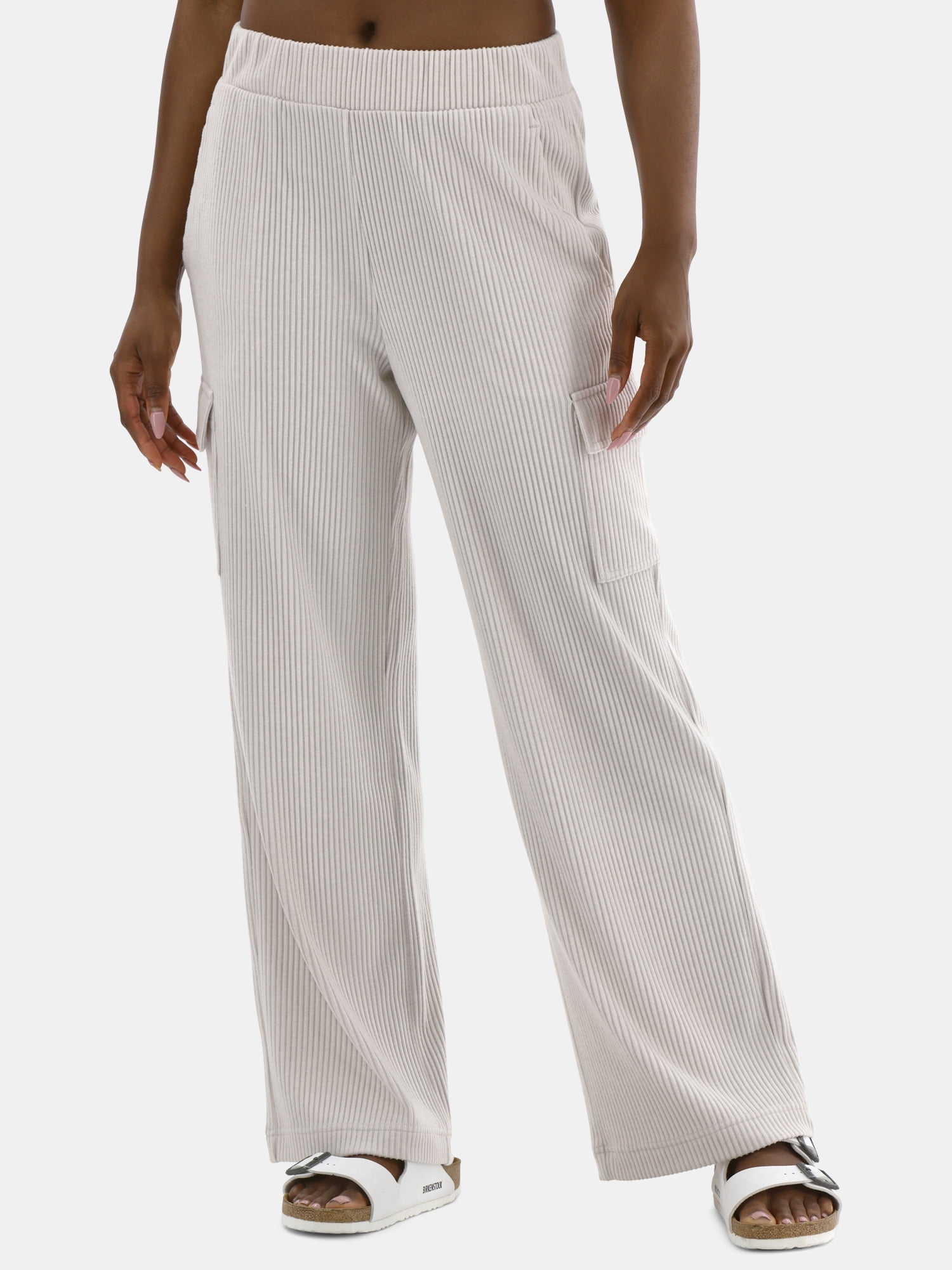 Avia Women s and Women #39 s Plus Corded Ribbed Seamed Wide Leg Pants Avia Women s and Women #39 s Plus Corded Ribbed Seamed Wide Leg Pants