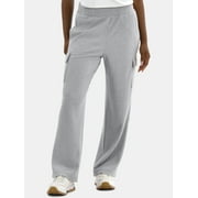 Avia Women’s and Women's Plus Corded Ribbed Seamed Wide-Leg Pants, Sizes XS-4X