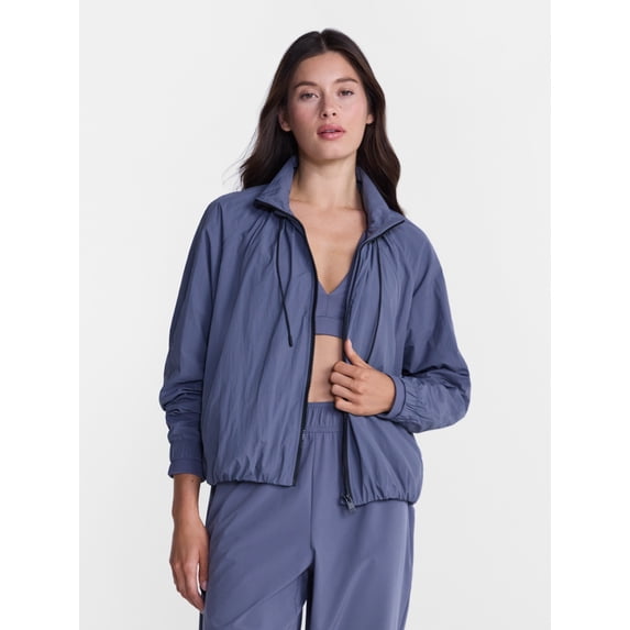 Avia Women's and Women's Plus Crinkle Jacket, Sizes XS-4X