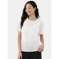 thumbnail image 1 of Avia Women's Curved Seam Tee with Short Sleeves, Sizes XS-XXXL, 1 of 5