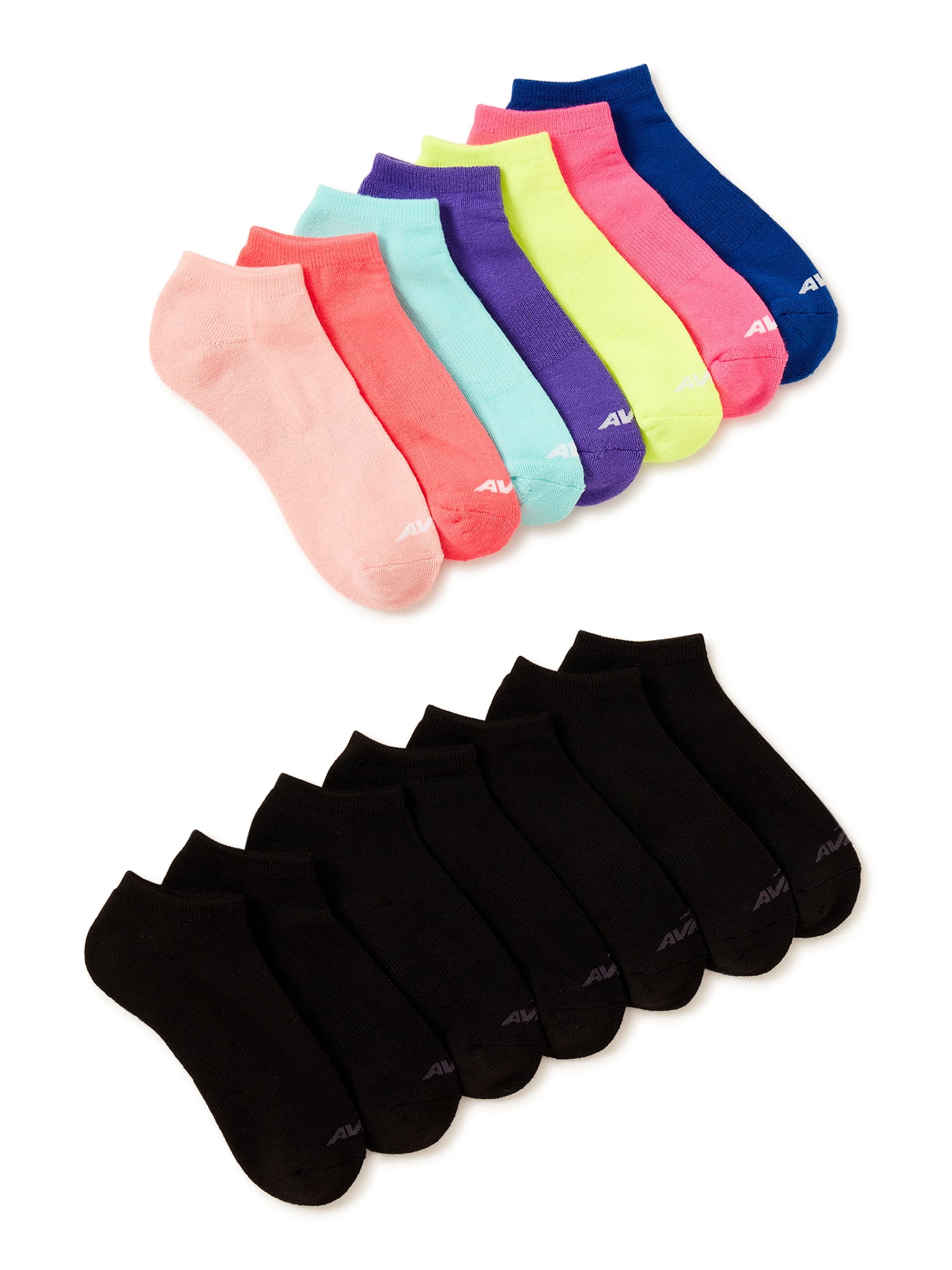 Avia Women's Cushioned Low Cut Socks, 14-Pack