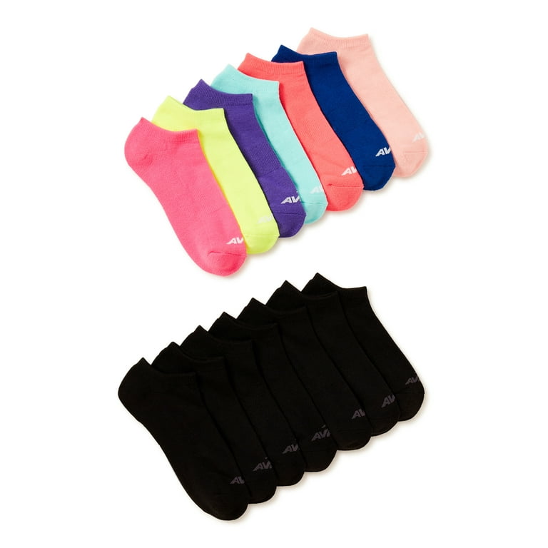 Avia Women s Cushioned No Show Socks 14 Pack Walmart