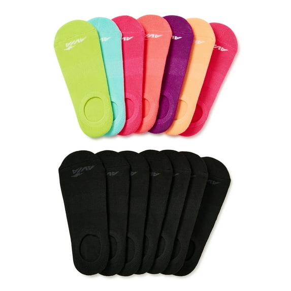 Avia Women's Cushioned No Show Socks, 14-Pack