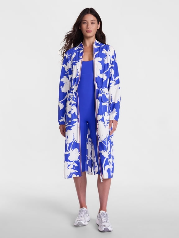 Women's Long Nylon Jacket, Sizes XS-XL