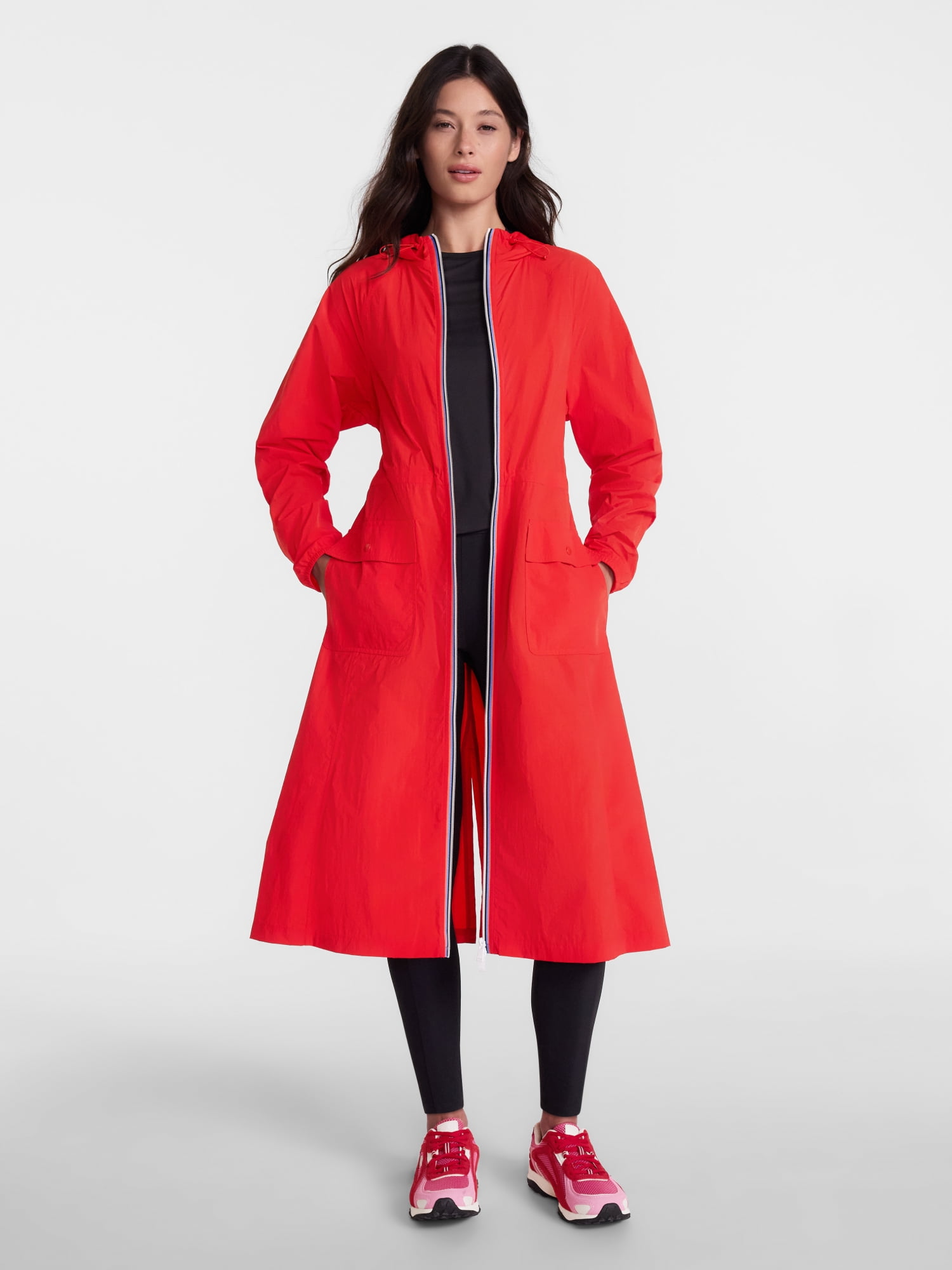 Avia Women's Long Nylon Jacket, Sizes XS-XL