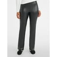 thumbnail image 1 of Avia Women's Faux Leather Flare Pant, Sizes XS-XXXL, 1 of 5