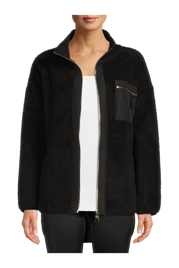 Women’s Faux Sherpa Jacket, up to Size XXXL