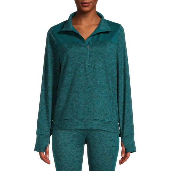 Avia Women's Fleece Lined Quarter Zip Pullover