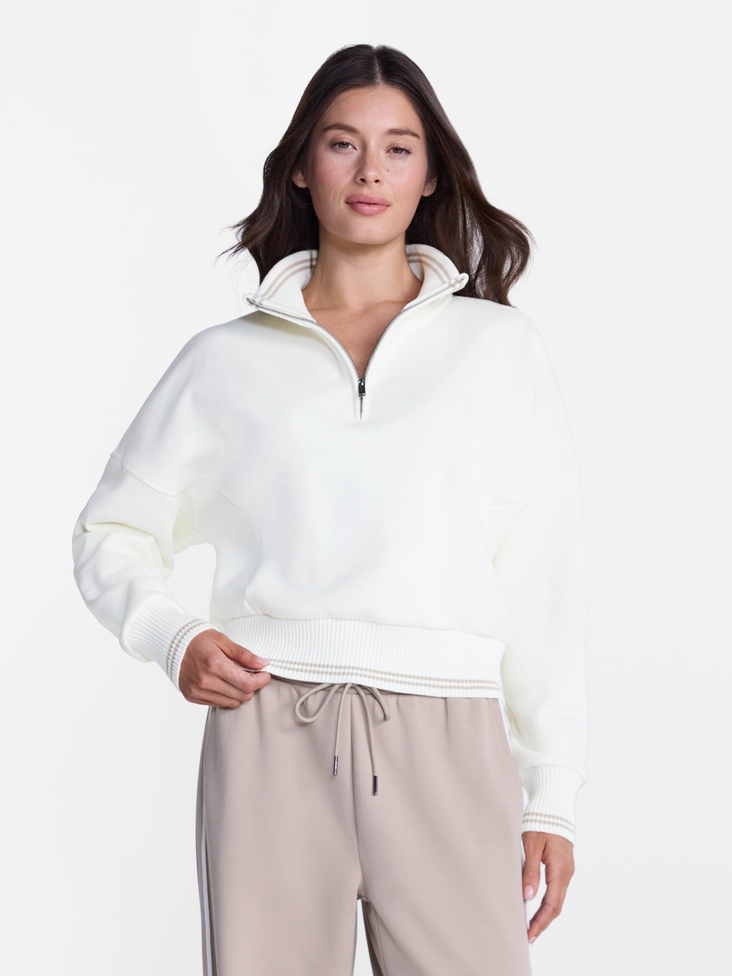 Avia Women's Quarter Zip Fleece Pullover, Sizes XS-XXXL