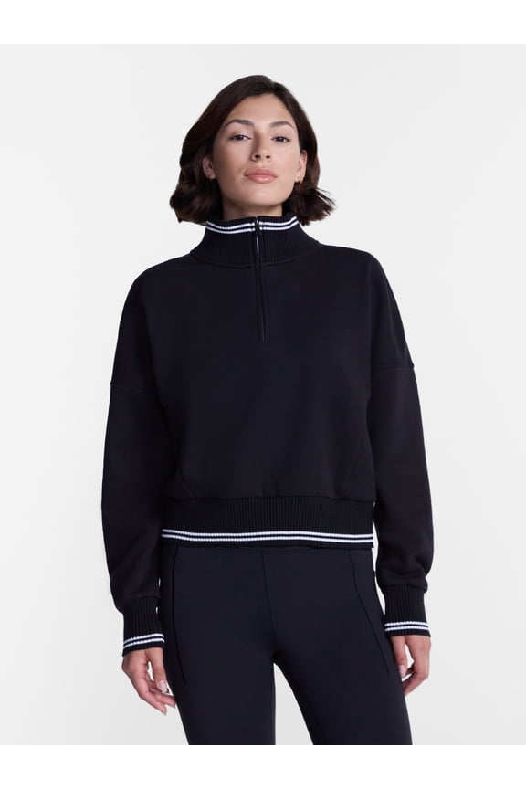 Women's Quarter Zip Fleece Pullover, Sizes XS-XXXL