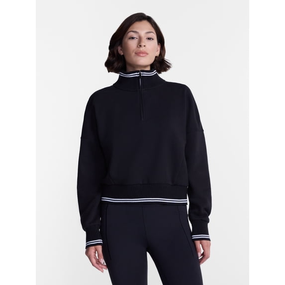 Avia Women's Quarter Zip Fleece Pullover, Sizes XS-XXXL
