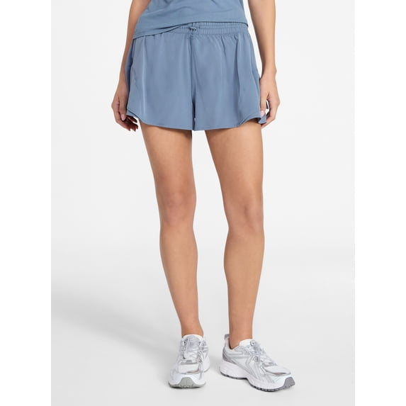 Avia Women's and Women's Plus Flounce Running Shorts, Sizes XS-4X