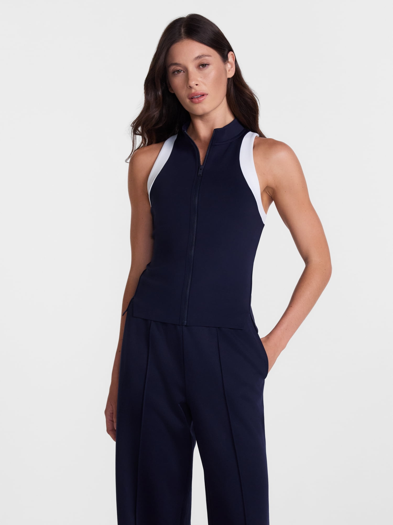 Avia Women's Full Zip Tank Top, Sizes XS-XL