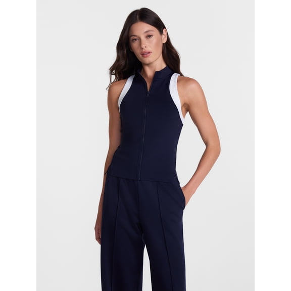 Avia Women's Full Zip Tank Top, Sizes XS-XL
