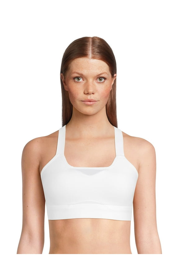 Cross Back Sports Bra for Women, High Support, S-3XL