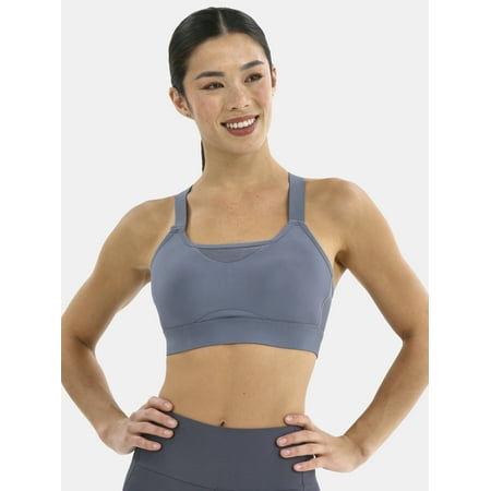 Avia Cross Back Sports Bra for Women, High Support, S-XXXL