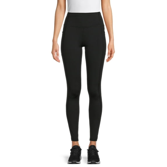 Avia Women’s High Waist Ankle Leggings with Side Pockets, Sizes XS-XXL