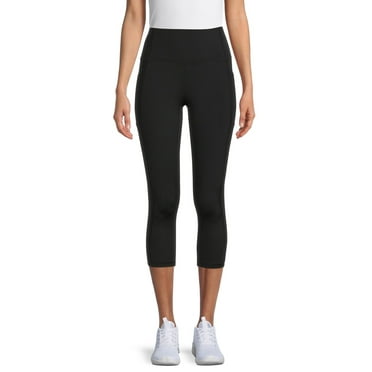 Avia Women's High Waist Capri Legging with Side Pockets, Sizes XS-XXL
