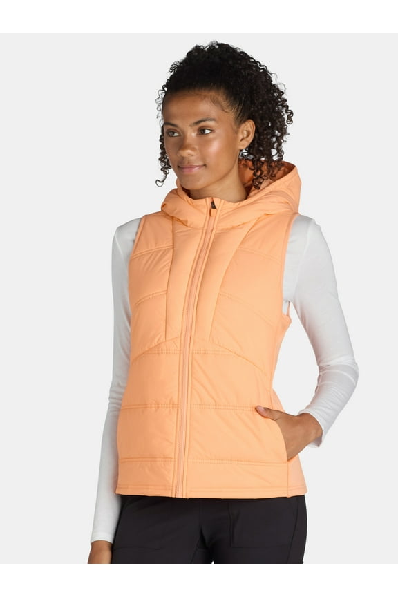 Women's Hooded Quilted Vest, Sizes XS-XXXL