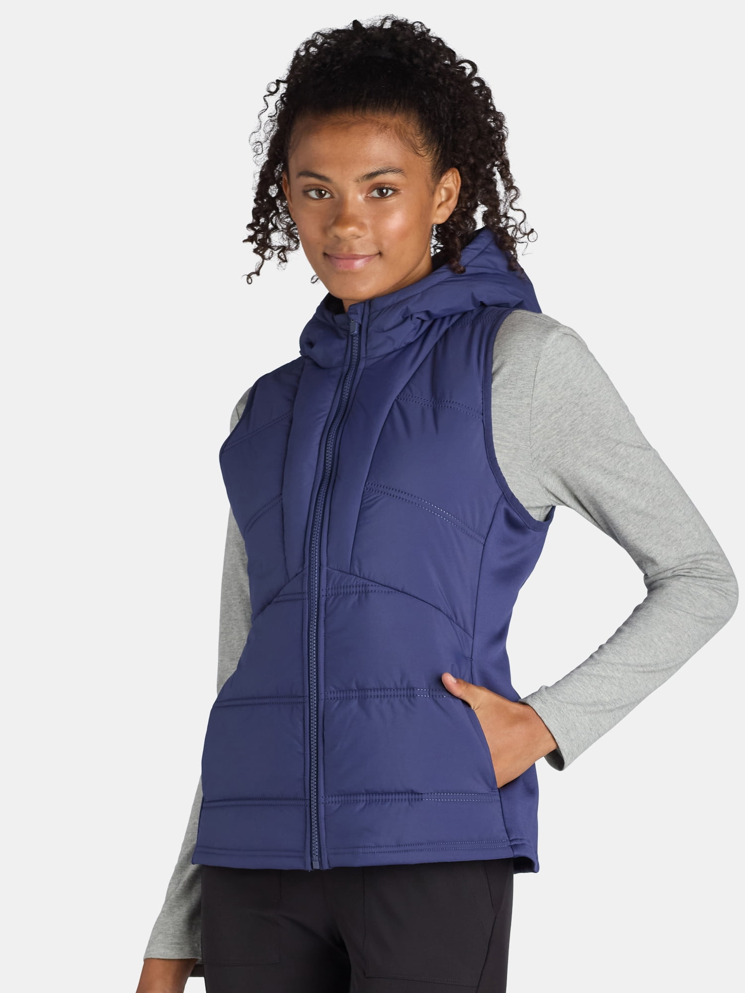 Avia Women's Hooded Quilted Vest, Sizes XS-XXXL