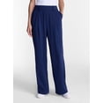 thumbnail image 1 of Avia Women's and Women's Plus Interlock Wide Leg Trousers, 31" Inseam, Sizes XS-4X, 1 of 5