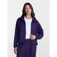 thumbnail image 1 of Avia Women's Iridescent Zip Front Jacket with Hood, Sizes XS-XXXL, 1 of 8