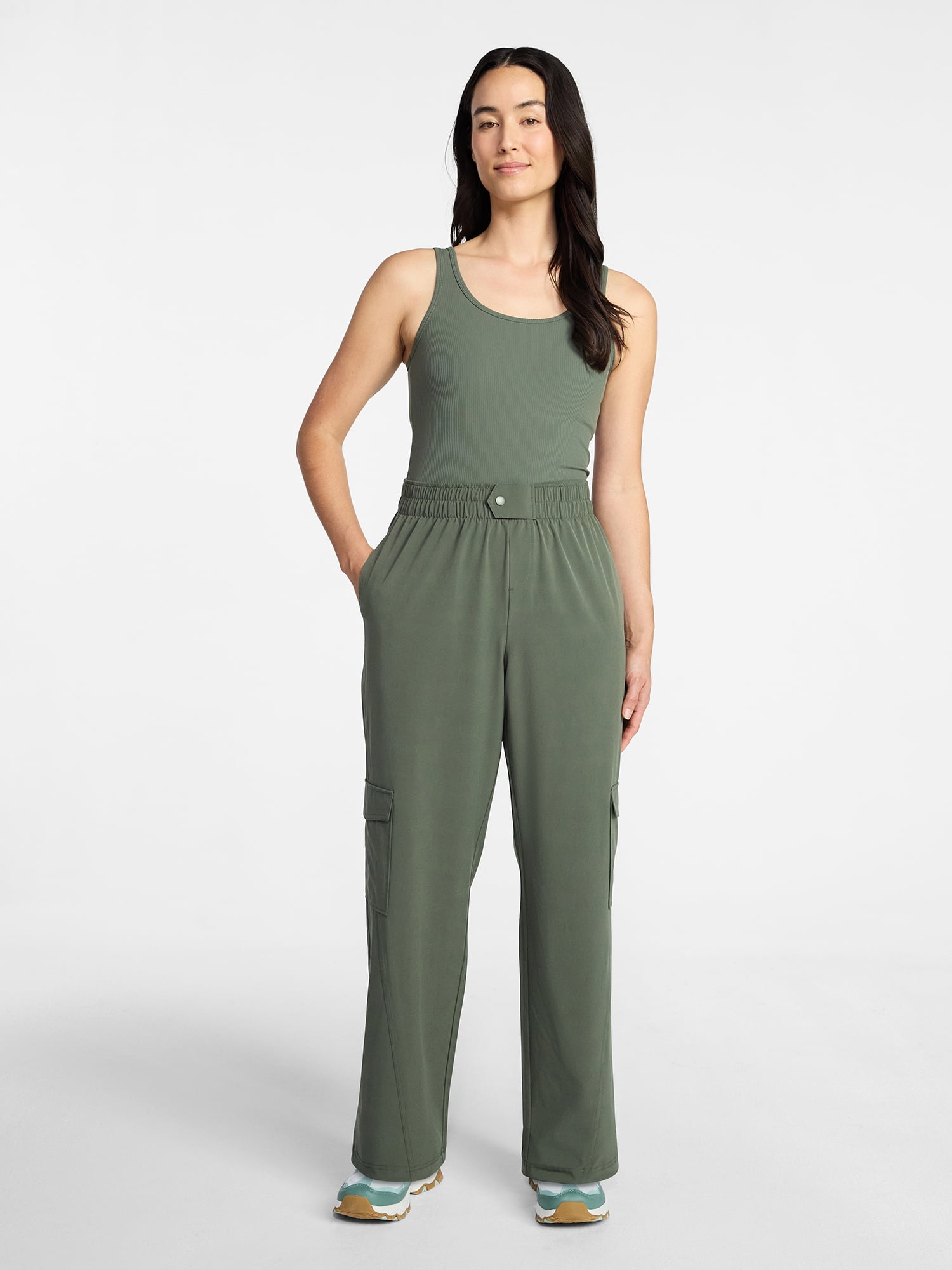 Avia Women's Sleeveless Jumpsuit, Sizes XS-XXXL