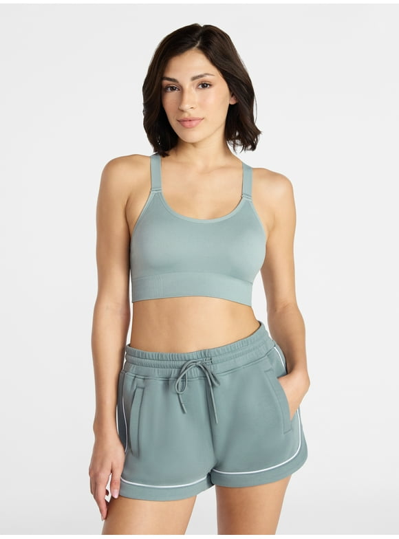 Women's Keyhole Low Support Sports Bra, Sizes S-XXXL