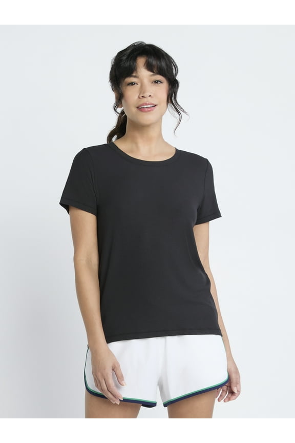 Women's Keyhole Open Back Tee, Sizes XS-XXXL