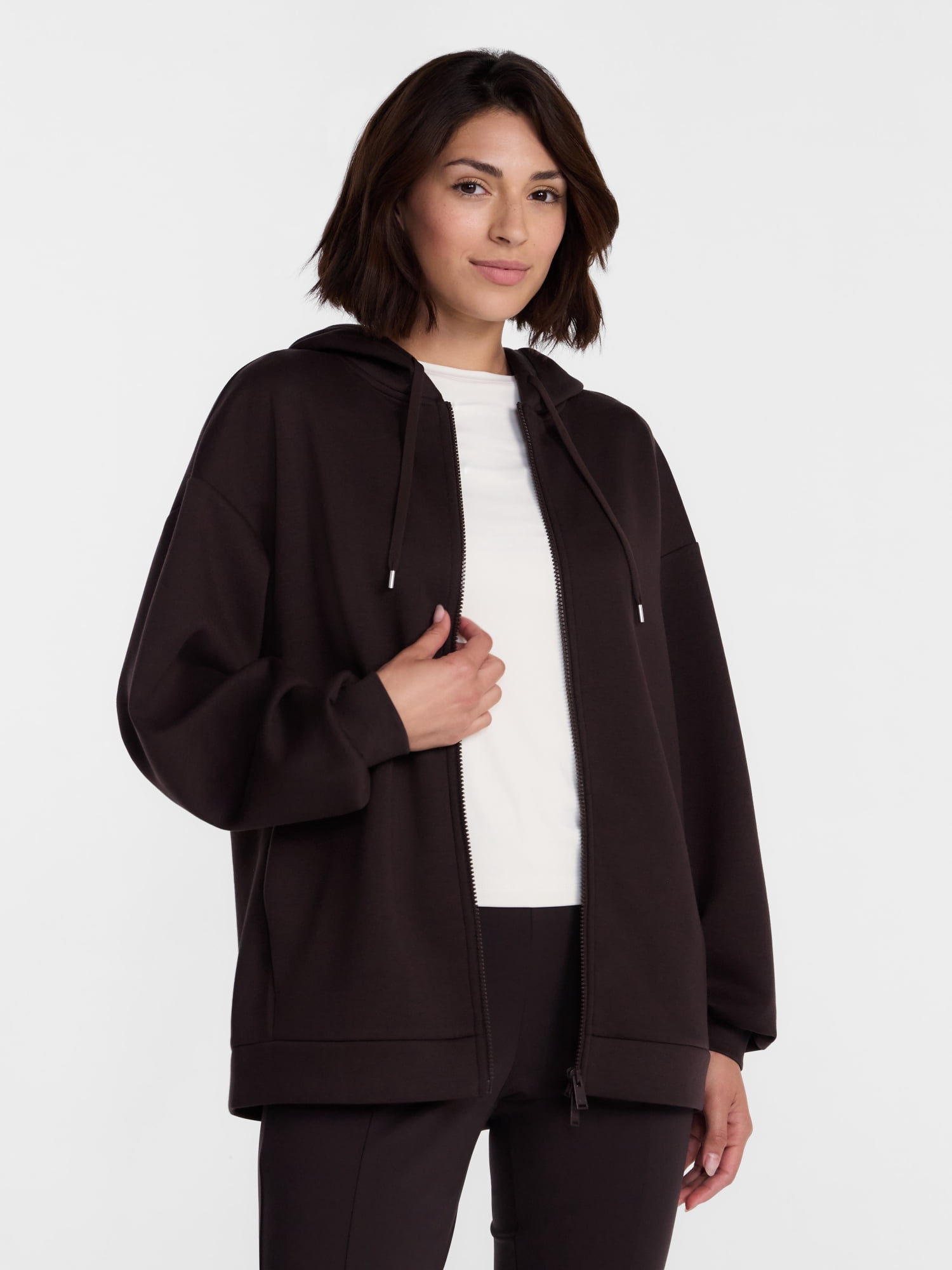 Avia Women's Oversized Hoodie with Balloon Sleeves, Sizes XS-XXXL