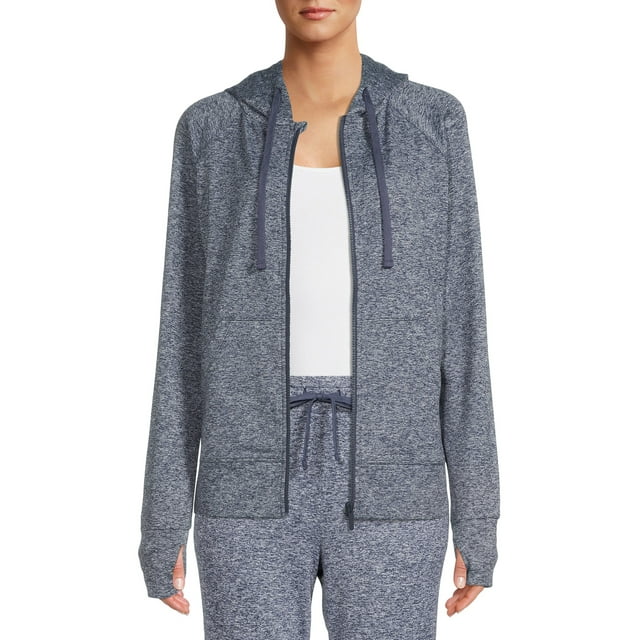 Avia Women's Lightweight Active Super Soft ZipUp Hoodie