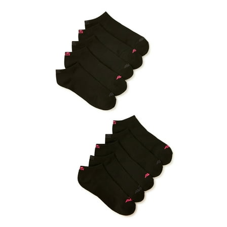 Avia Women's Lightweight Performance No Show Socks, 10-pack