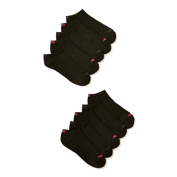 Avia Women's Lightweight Performance No Show Socks, 10-pack